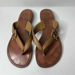 Tory Burch Leather Thong Sandals size 6